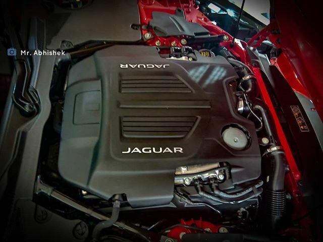motor jaguar f type r svr